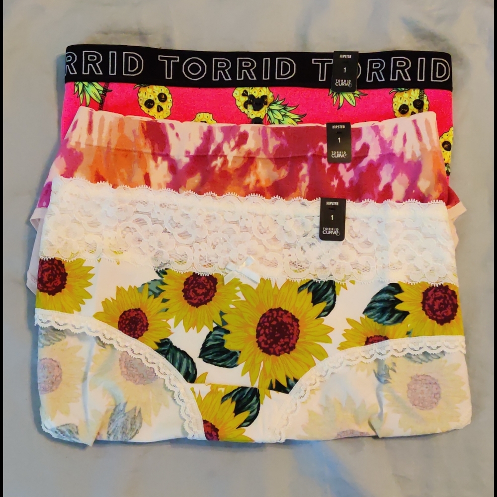 Lot of 3 Torrid Panties Sz 1
